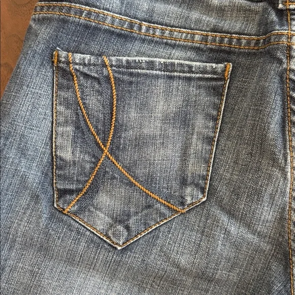 !IT jeans Los Angeles VINTAGE DENIM COTTON Longer Shorts 31 Med Blue 220943DSLT - Picture 10 of 16